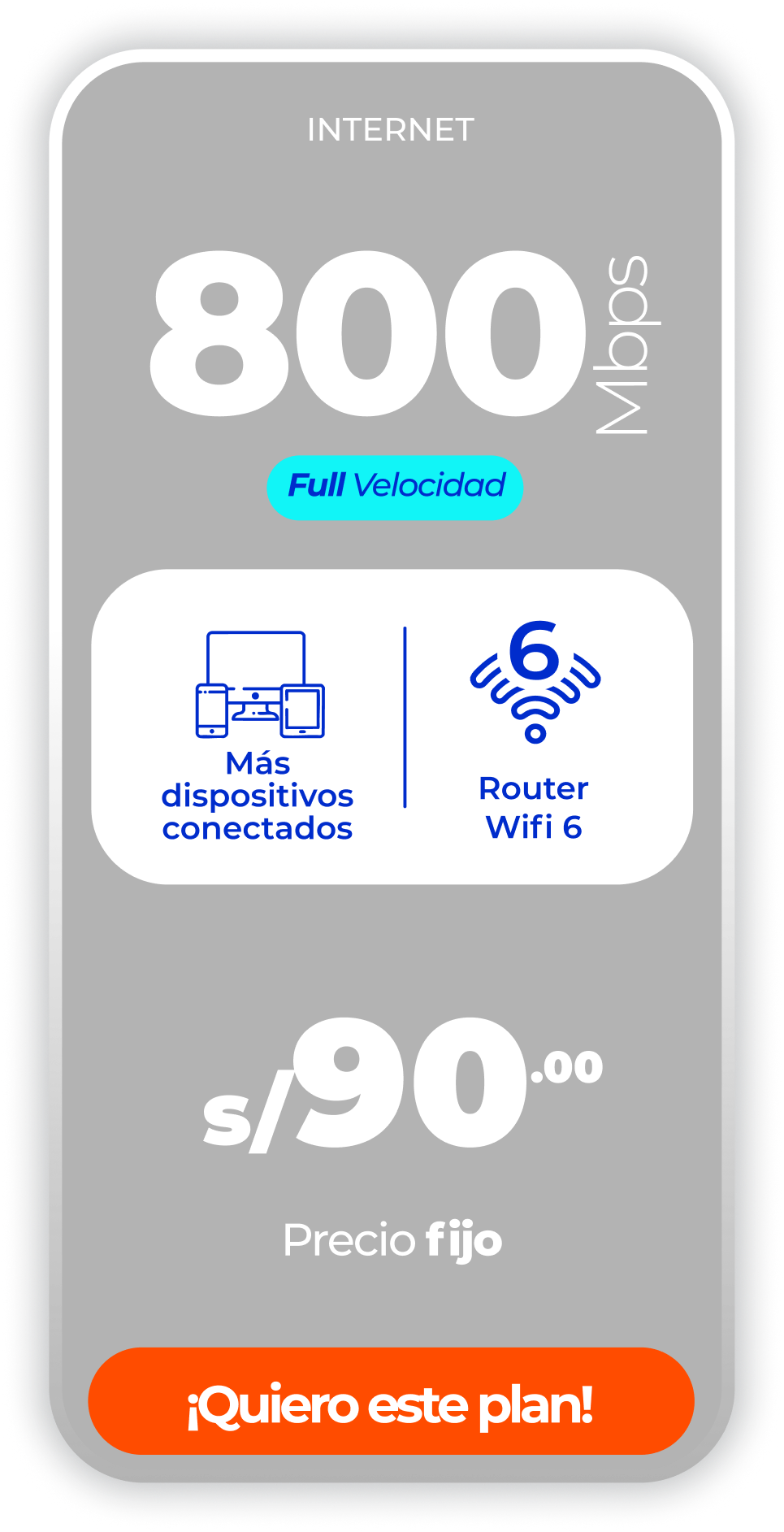 Internet 800mbps